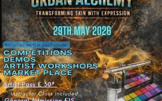 Poster for the London Face Painting Jam